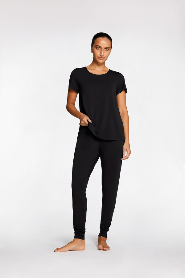 intimo SLEEP T SHIRT Black