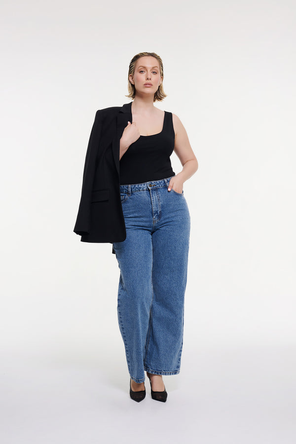 intimo SLEEVELESS BODYSUIT Black