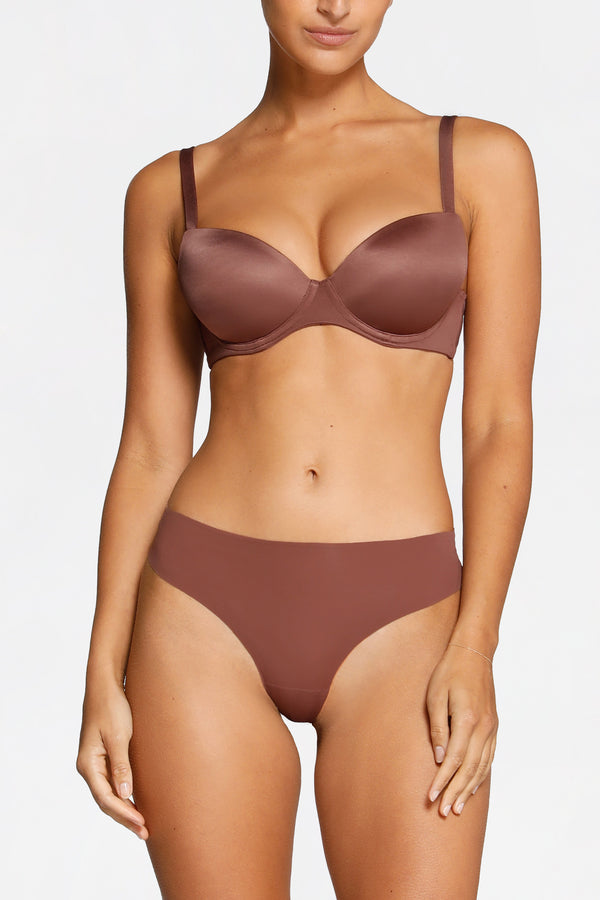 Intimo SMOOTH DREAM PUSH UP BRA Chestnut