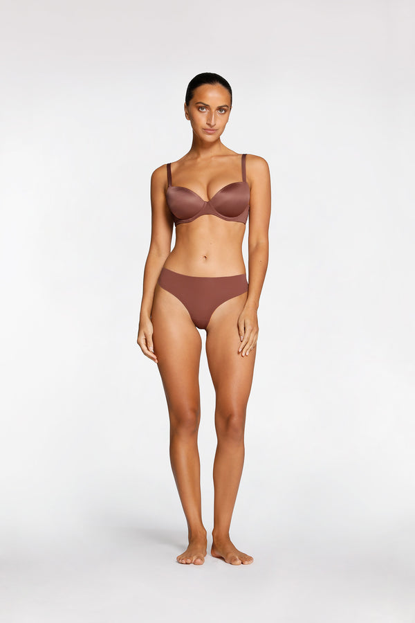 intimo SMOOTH DREAM PUSH UP BRA Chestnut