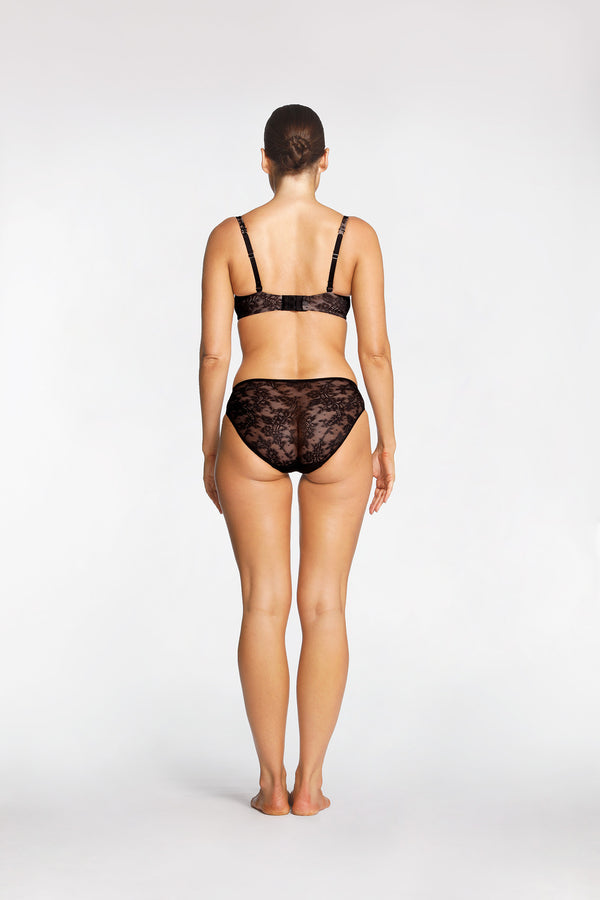 Intimo SMOOTH LACE CONTOUR BRA Black