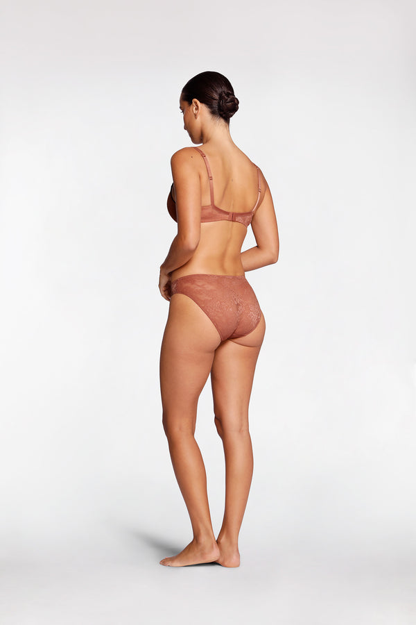 Intimo SMOOTH LACE DREAM PUSH UP BRA Russet
