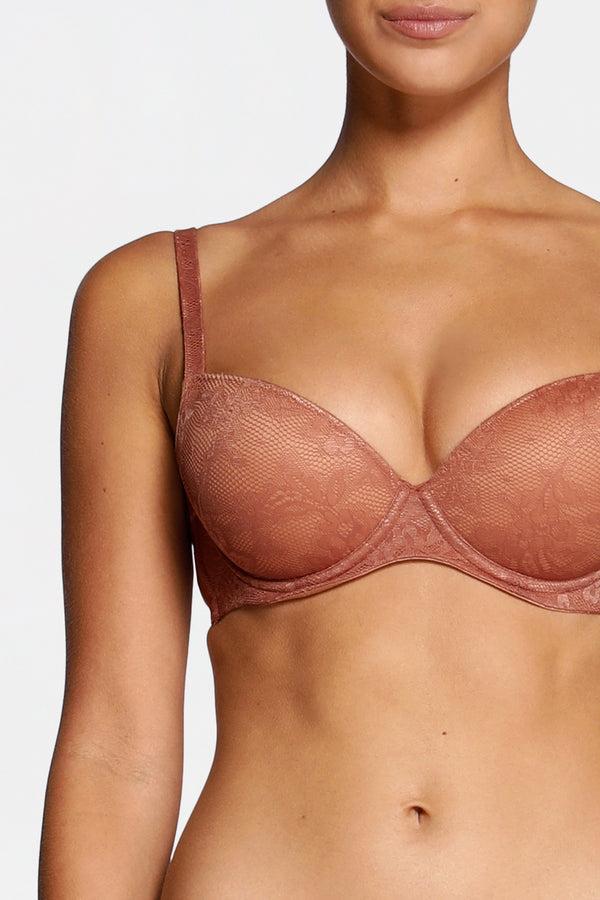 Intimo SMOOTH LACE DREAM PUSH UP BRA Russet