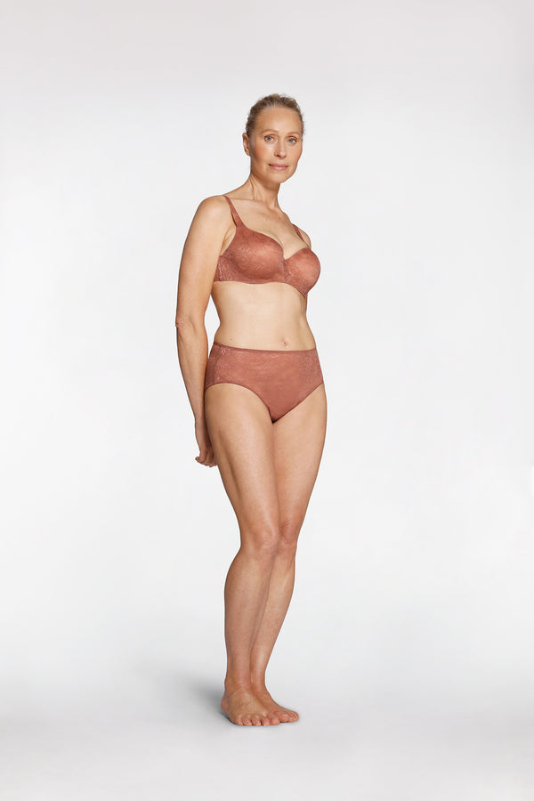 Intimo SMOOTH LACE MIRACLE BRA Russet