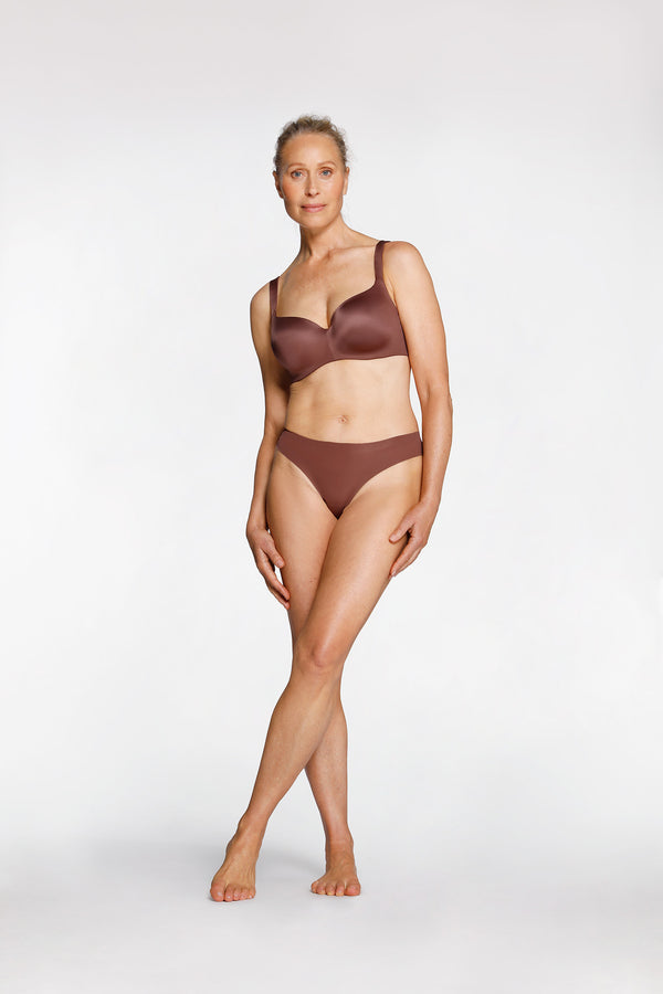 intimo SMOOTH MIRACLE T SHIRT BRA Chestnut