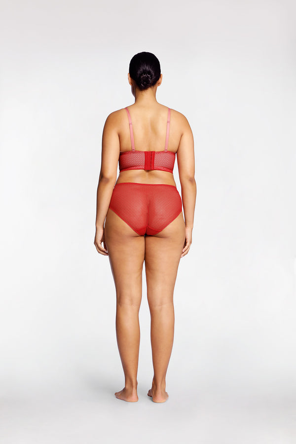 Intimo TORY LONGLINE CONTOUR BRA Scarlet