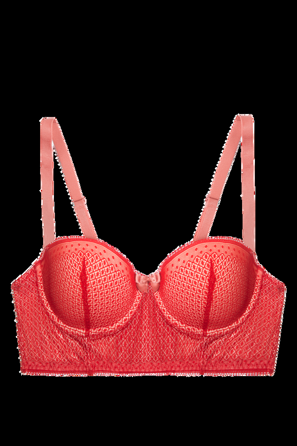 Intimo TORY LONGLINE CONTOUR BRA Scarlet