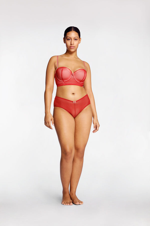 intimo TORY LONGLINE CONTOUR BRA Scarlet