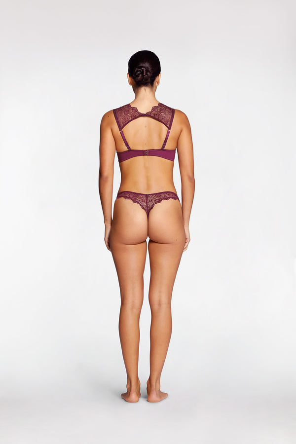 Intimo UMBRELLA PUSH UP BRA Dark Purple