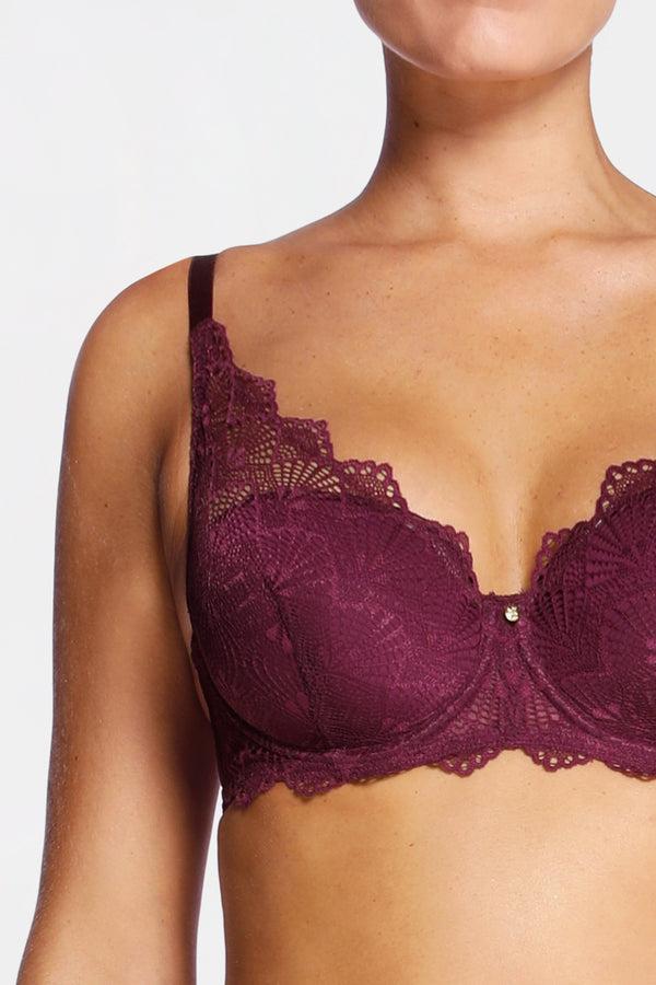 Intimo UMBRELLA SEMI CONTOUR BRA Dark Purple
