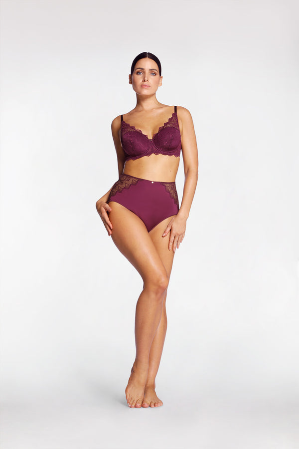 intimo UMBRELLA SEMI CONTOUR BRA Dark Purple