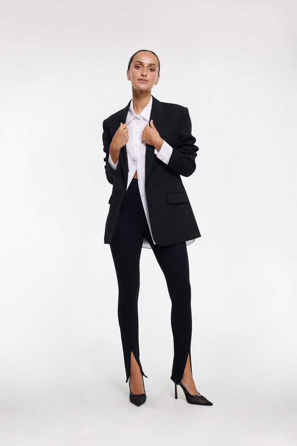 intimo ZIP FRONT PANT Black