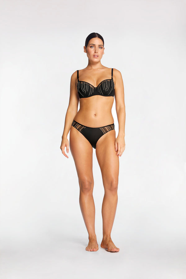 intimo ZOE BIKINI BRIEF Black
