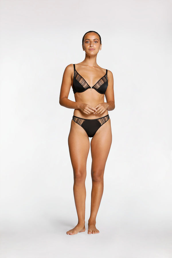 intimo ZOE STRING Black