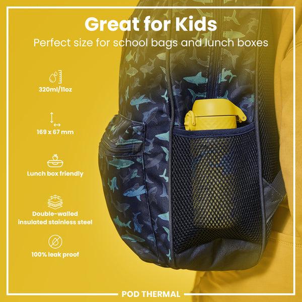 Ion8 Pod 11oz Insulated Steel - Dinosaurs