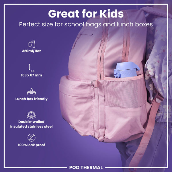 Ion8 Pod 11oz Insulated Steel - Light Purple