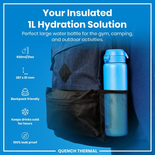 Ion8 Quench 32oz Insulated Steel - Blue