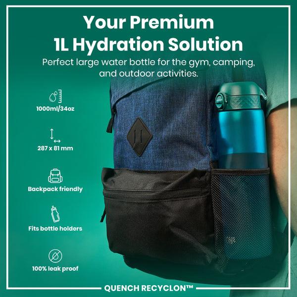 Ion8 Quench 36oz Recyclon - Aqua