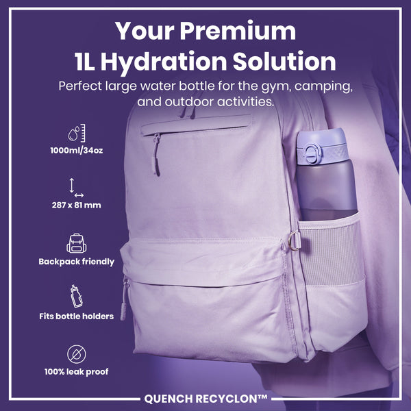 Ion8 Quench 36oz Recyclon - Light Purple