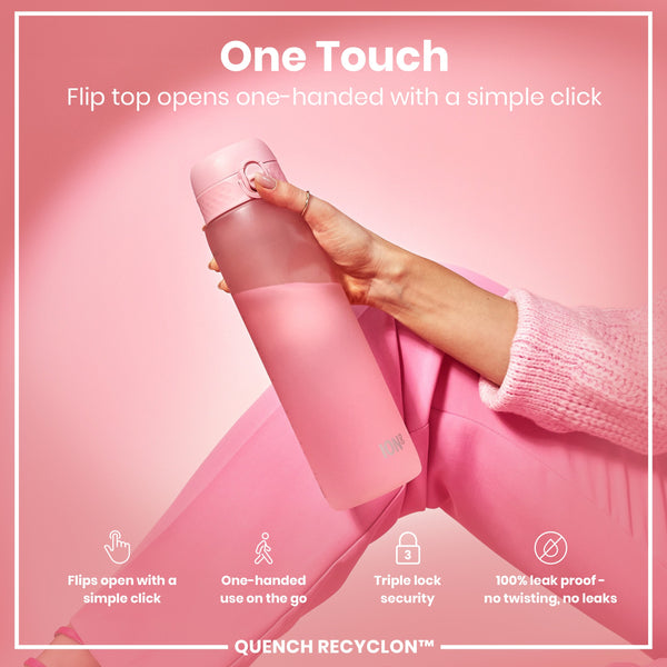 Ion8 Quench 36oz Recyclon - Rose Quartz