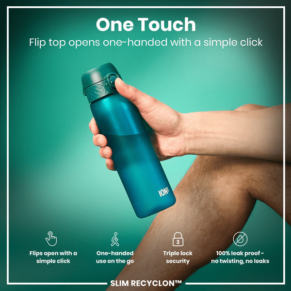 Ion8 Slim 18oz Recyclon - Aqua