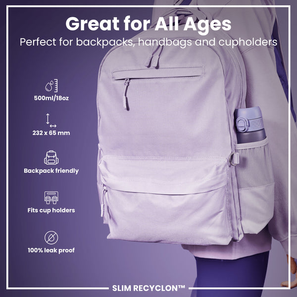 Ion8 Slim 18oz Recyclon - Light Purple