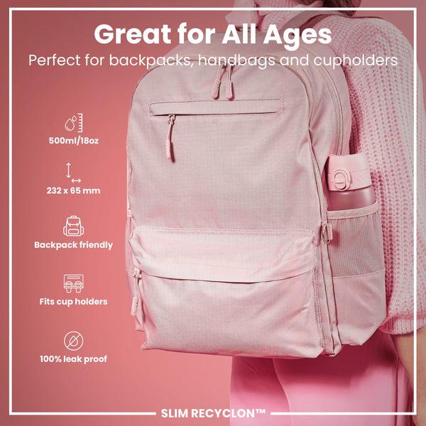 Ion8 Slim 18oz Recyclon - Rose Quartz