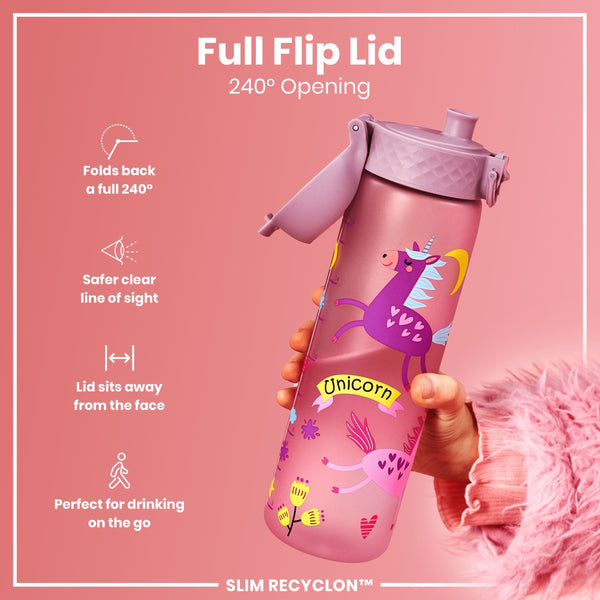 Ion8 Slim 18oz Recyclon - Unicorns