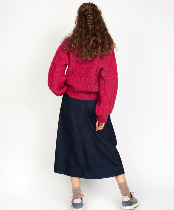 Irelands Eye Hapenny Horseshoe Sweater Bramble Berry