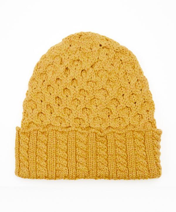 Irelands Eye Aran Hat Sunflower