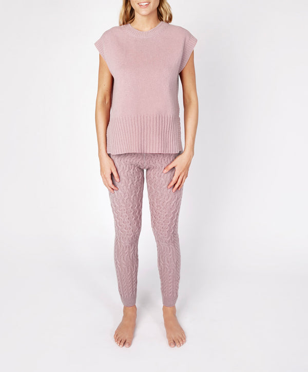 irelands eye Aran Leggings Mauve