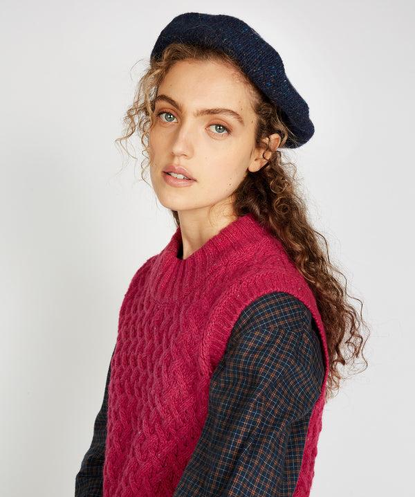 irelands eye Ballybay Beret Rich Navy