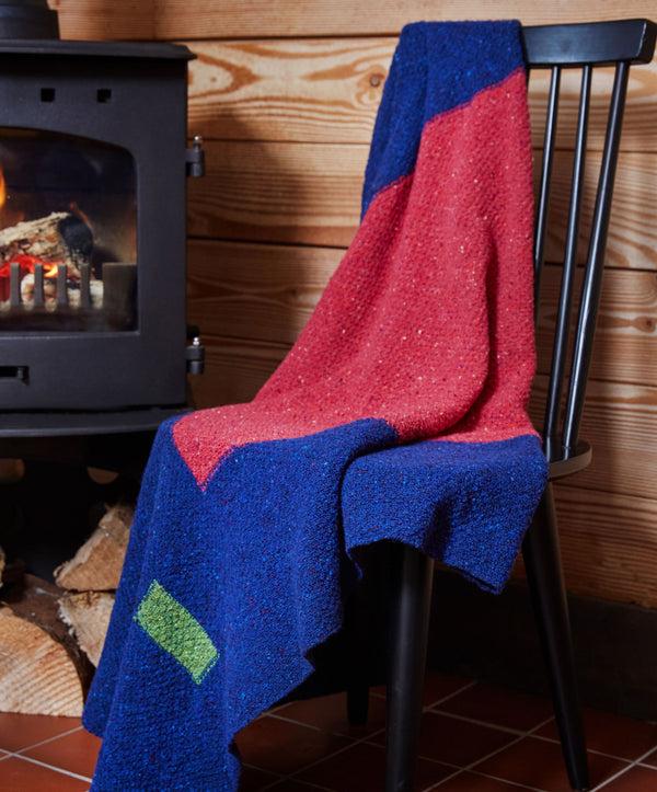 Irelands Eye ‘Blocks’ Moss Stitch Blanket