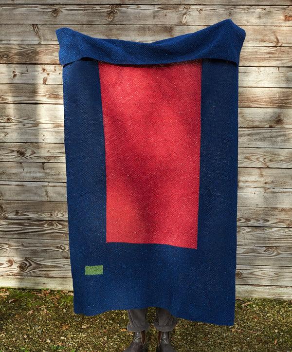 irelands eye ‘Blocks’ Moss Stitch Blanket