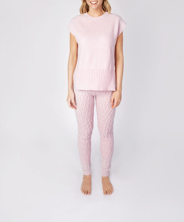 Irelands Eye Boxy Jersey Vest Blush