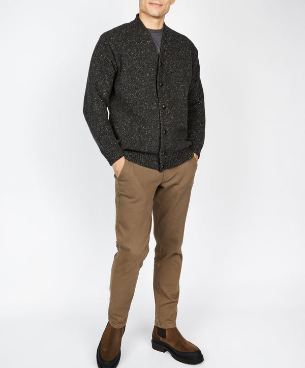 Irelands Eye Carrowmore Cardigan Charcoal