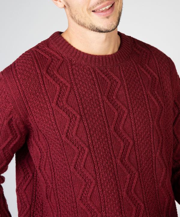 Irelands Eye Cosan Crew Neck Sweater Sunrise