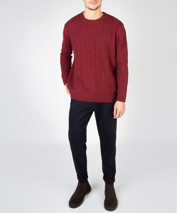 irelands eye Cosan Crew Neck Sweater Sunrise