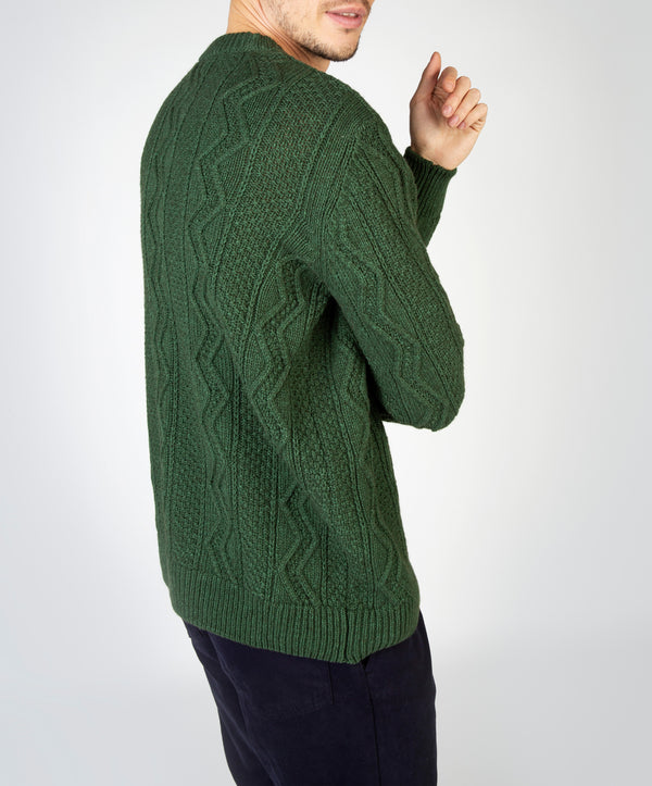 Irelands Eye Cosan Crew Neck Sweater Tundra