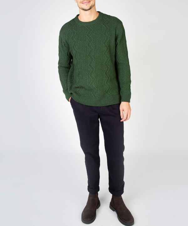 irelands eye Cosan Crew Neck Sweater Tundra