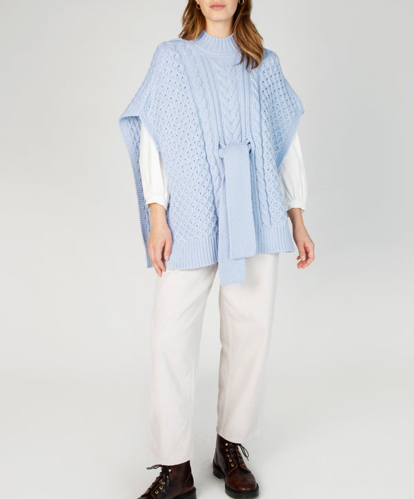 irelands eye Crocus Horseshoe Cable Cape Ice Blue