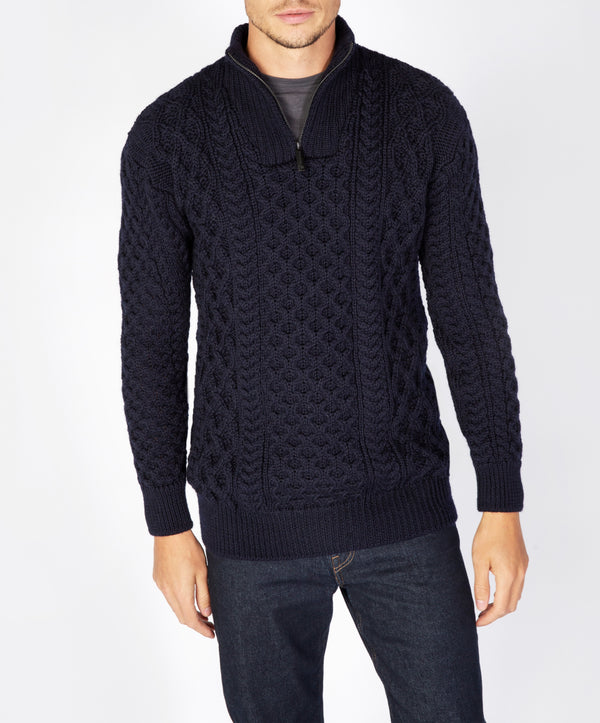 irelands eye Dromore Aran Troyer Navy