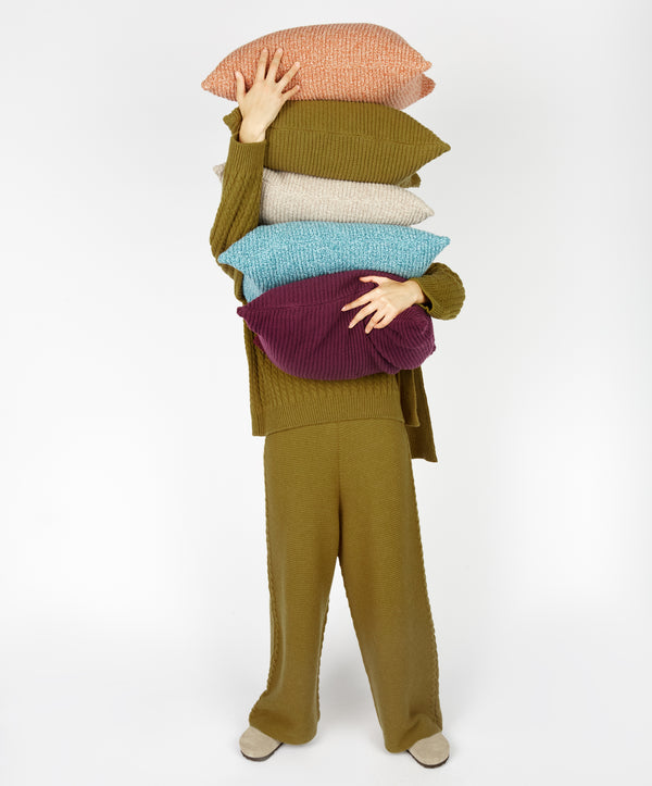 Irelands Eye Havilah Cushion Cover Cedar Marl