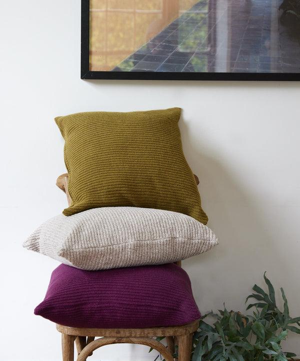 Irelands Eye Havilah Cushion Cover Khaki