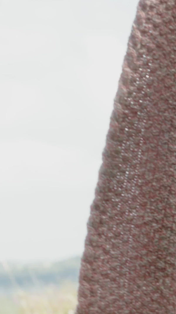 Irelands Eye Jersey Cropped Hoodie Smoke