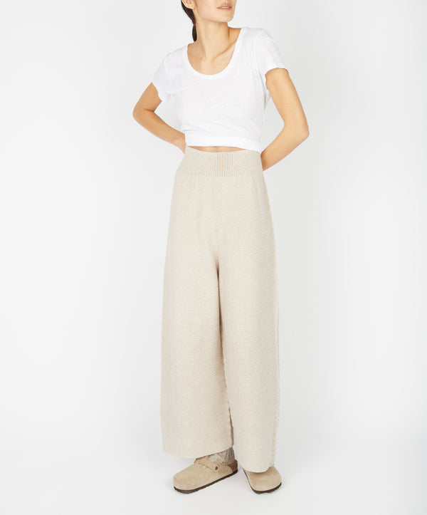 irelands eye Kestrel Cropped Trousers Bone