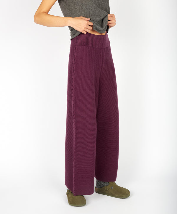 Irelands Eye Kestrel Cropped Trousers Currant