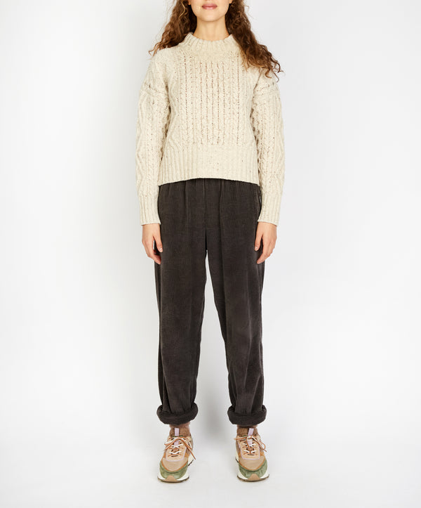 irelands eye Liberty Diamond Crew Neck Chalkstone