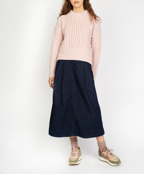 irelands eye Liberty Diamond Crew Neck Pink Mist