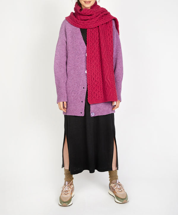 irelands eye Lombard Diamond Scarf Bramble Berry